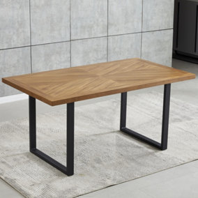Campora 160cm Wooden Veneer Table