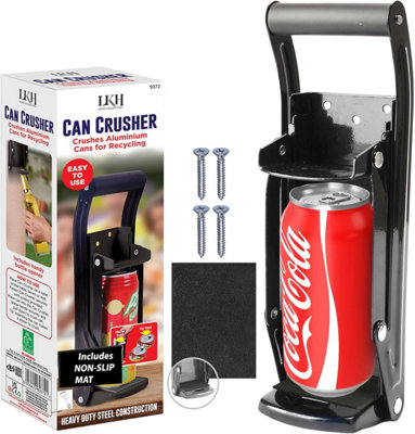 Can Crusher 16oz/500ml with Bottle Opener Heavy Duty Wall