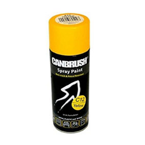 Canbrush Paint for Metal Plastic and Wood (C12 Yellow)