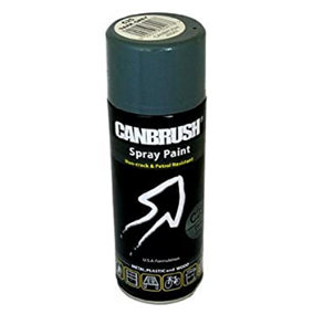 CANBRUSH Paint for Metal Plastic and Wood (C25 Dark Grey)