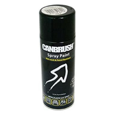 Canbrush Paint for Metal Plastic and Wood (C29 Flat Black)