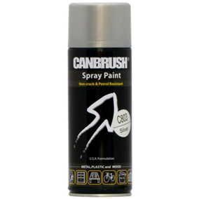 Canbrush Paint for Metal Plastic and Wood (C803 Silver)