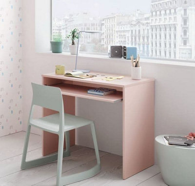 Candi Pink Small Computer Desk