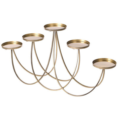 Candle Holder BUARAN Gold 38 cm