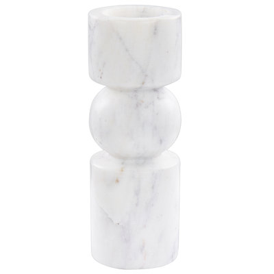 Candle Holder IOANNINA 20 cm White