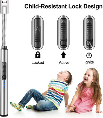 Candle Lighter Rechargeable Candle Lighter Electric Lighters Flameless ...