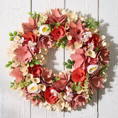 Candy Cane All Season Front Door Wreath Home Decoration Wreath 36cm