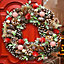 Candy Cane All Season Front Door Wreath Home Decoration Wreath 36cm