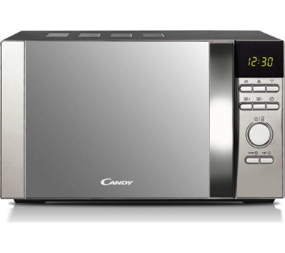 Candy CDW20DSS-DX 700W Microwave with LCD Display Solo 20L Silver