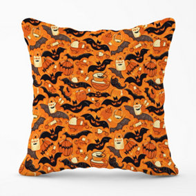 Candy-Filled Treat Bags And Bats Cushions 60cm x 60cm