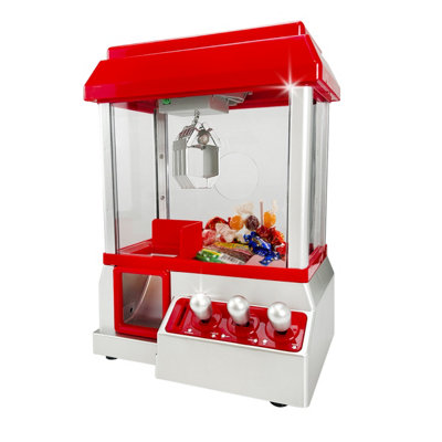 Candy Grabber Machine Toy Claw Game Kids Fun Crane Sweet Grab Gadget Arcade Christmas Xmas