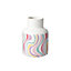 Candy Swirl Ceramic Decorative Vase - H20.5 cm