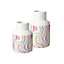 Candy Swirl Ceramic Decorative Vase - H20.5 cm