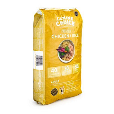 Canine Choice Premium Adult Dry Dog Food 10kg Chicken DIY at B Q