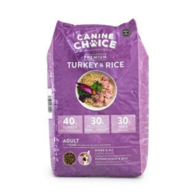 Canine Choice Premium Adult Dry Dog Food 10kg - Turkey