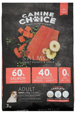 Canine Choice Super Premium GF Sml Adt Dry Salmon 7kg
