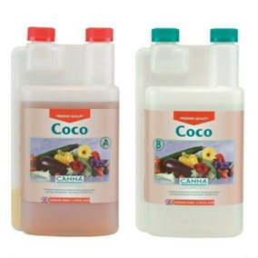 CANNA Coco A & B 1L is a complete professional nutrient for growing plants in coco.