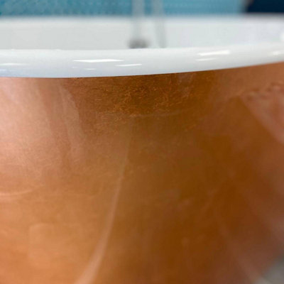 Cannes 1500mm Luxury Freestanding Bath - Copper Leaf Finish