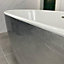 Cannes 1700mm Luxury Freestanding Bath - Silver Leaf Finish