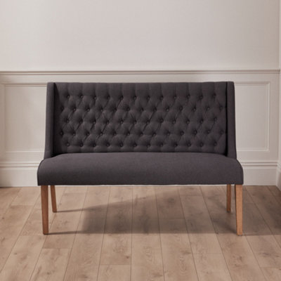 Charcoal dining online bench