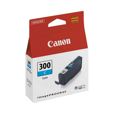 Canon PFI-300C Professional Ink Cartridge Cyan
