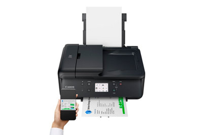 CANON PIXMA TR7650 WIRELESS ALL-IN-ONE COLOUR INKJET PRINTER - A4 PRINT ...