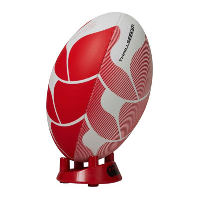 Canterbury Thrillseeker Rugby Ball White/Red (4)