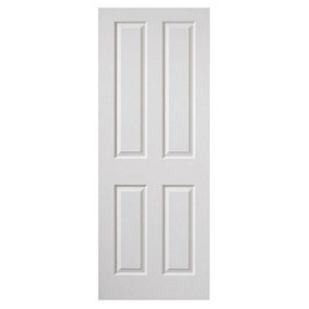 Canterbury White Internal Fire Door - Grained