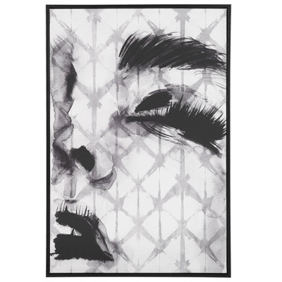 Canvas ERRANO Feminine Motif 63 x 99 cm Black