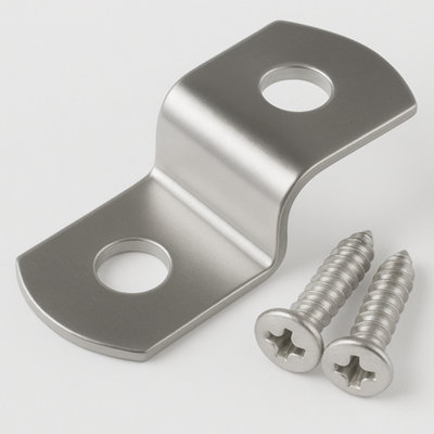 Canvas Offset Clips 6mm with Screws Metal Offset Bracket Frame Mounting Clips Picture Frame Hardware Pack of 10