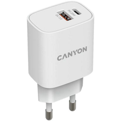 Canyon 20W PD Type C Charger White