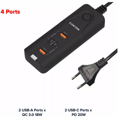 Canyon Desktop Charger H-10 BLK