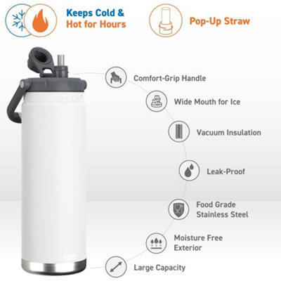 Canyon Insulated Water Bottle 50oz / 1478ml White