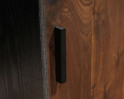 Canyon Lane home study desk in Brew Oak finish with Grand Walnut effect accents