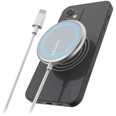 Canyon Wireless Charger WS-100 15W Magnetic Silver - 4