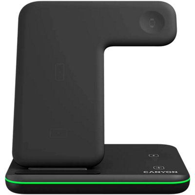 Canyon Wireless Charger WS-303 15w 3in1 Black