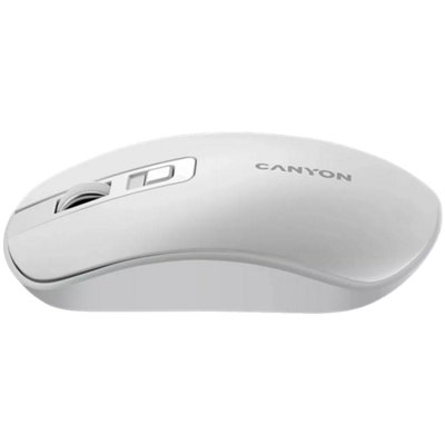 Canyon Wireless Charging Mouse MW-18 Pearl White