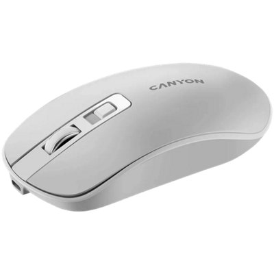 Canyon Wireless Charging Mouse MW-18 Pearl White - 3