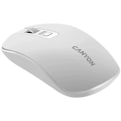 Canyon Wireless Charging Mouse MW-18 Pearl White - 4