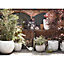 Capi Vase Nature Row Elegant Low 36x47 cm Ivory KRWI782