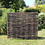 Capped Hazel Hurdle Fence Panel Premium Weave 6ft x 2ft