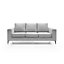 Capri Reversible Corner Sofa in Light Grey