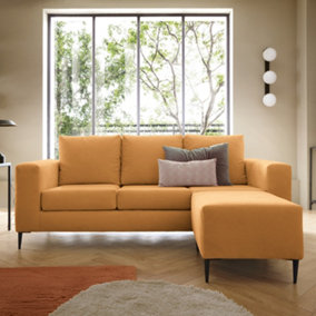 Capri Reversible Corner Sofa in Saffron
