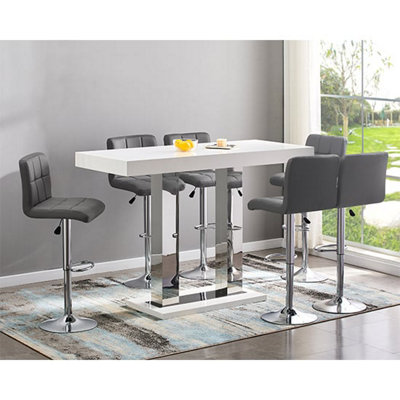 Bar table grey discount