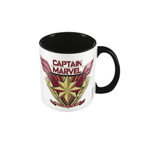 Captain Marvel Protector Mug White/Black/Red (One Size)