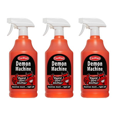 Car Bike Van Truck Caravan Demon Machine Rapid Dirt Shifter Spray Cleaner 1l x3