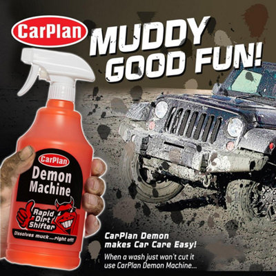 Car Bike Van Truck Caravan Demon Machine Rapid Dirt Shifter Spray Cleaner 1l x3 - 3