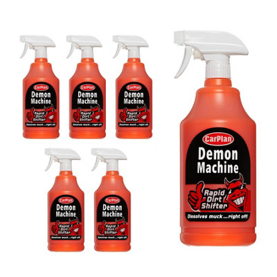 Car Bike Van Truck Caravan Demon Machine Rapid Dirt Shifter Spray Cleaner 1L x6