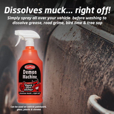 Car Bike Van Truck Caravan Demon Machine Rapid Dirt Shifter Spray Cleaner 1L x6