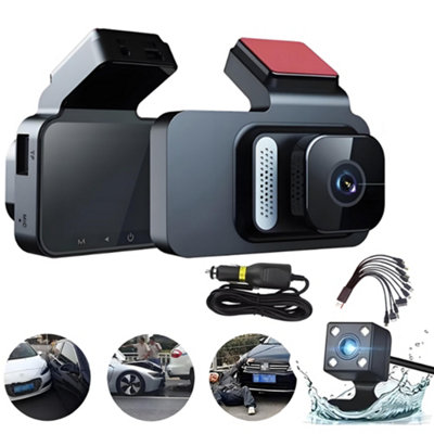 Car Camera Recorder WIFI Dual Front and Rear HD 1080P Dash Cam Night ...